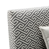 Gramercy Dining Three Seat Sofa w/Seven Pillows - Tampa Furniture Outlet