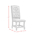 Gramercy Dining Curved Leg Side Chair (2pcs Per Carton) - Tampa Furniture Outlet