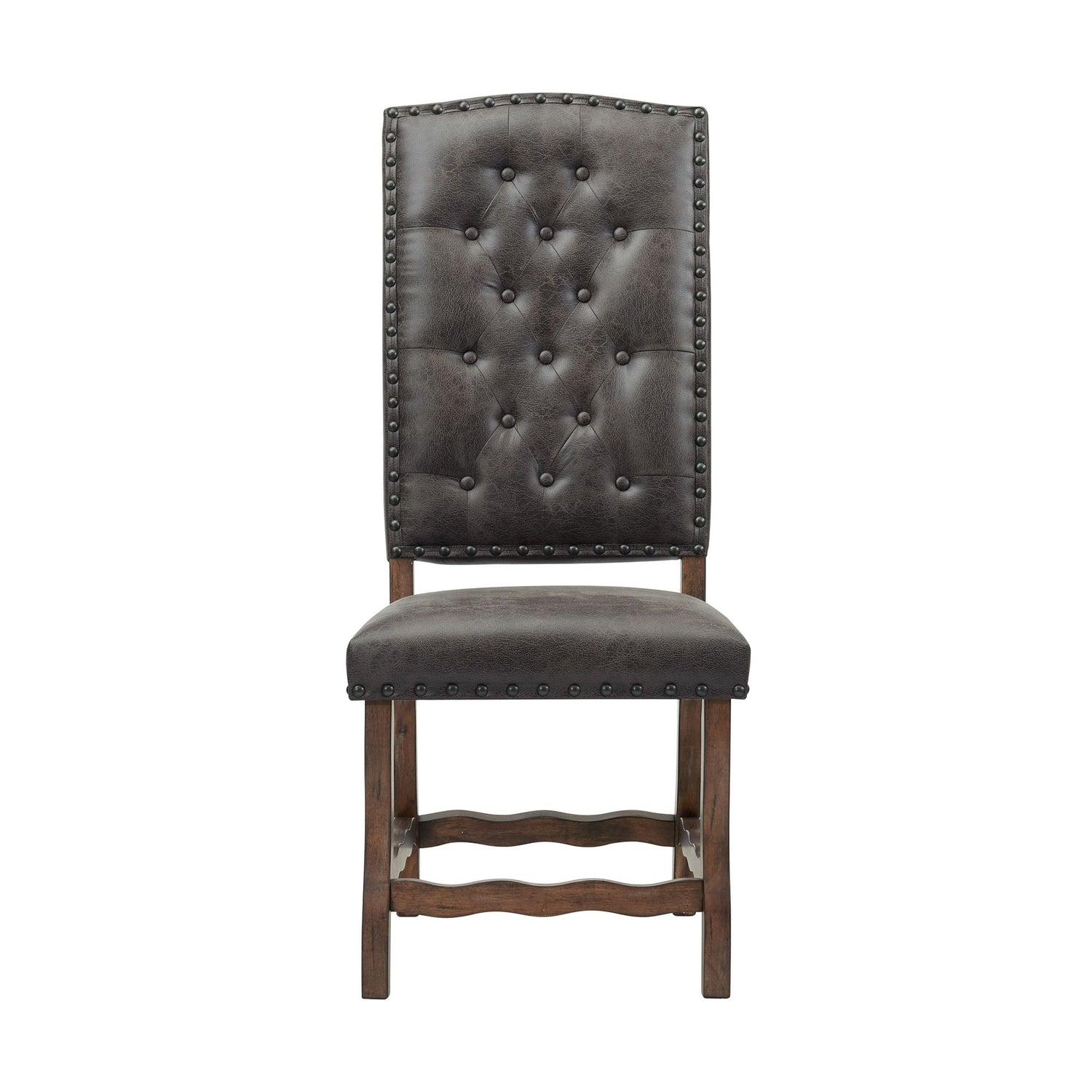 Gramercy Dining Curved Leg Side Chair (2pcs Per Carton) - Tampa Furniture Outlet
