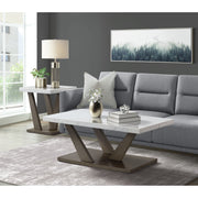Greta Square End Table in grey – SKU T.6850.ET | Elements