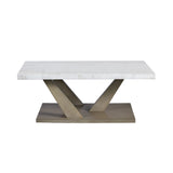 Greta Rectangular Coffee Table in grey