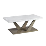 Greta Rectangular Coffee Table in grey - Tampa Furniture Outlet