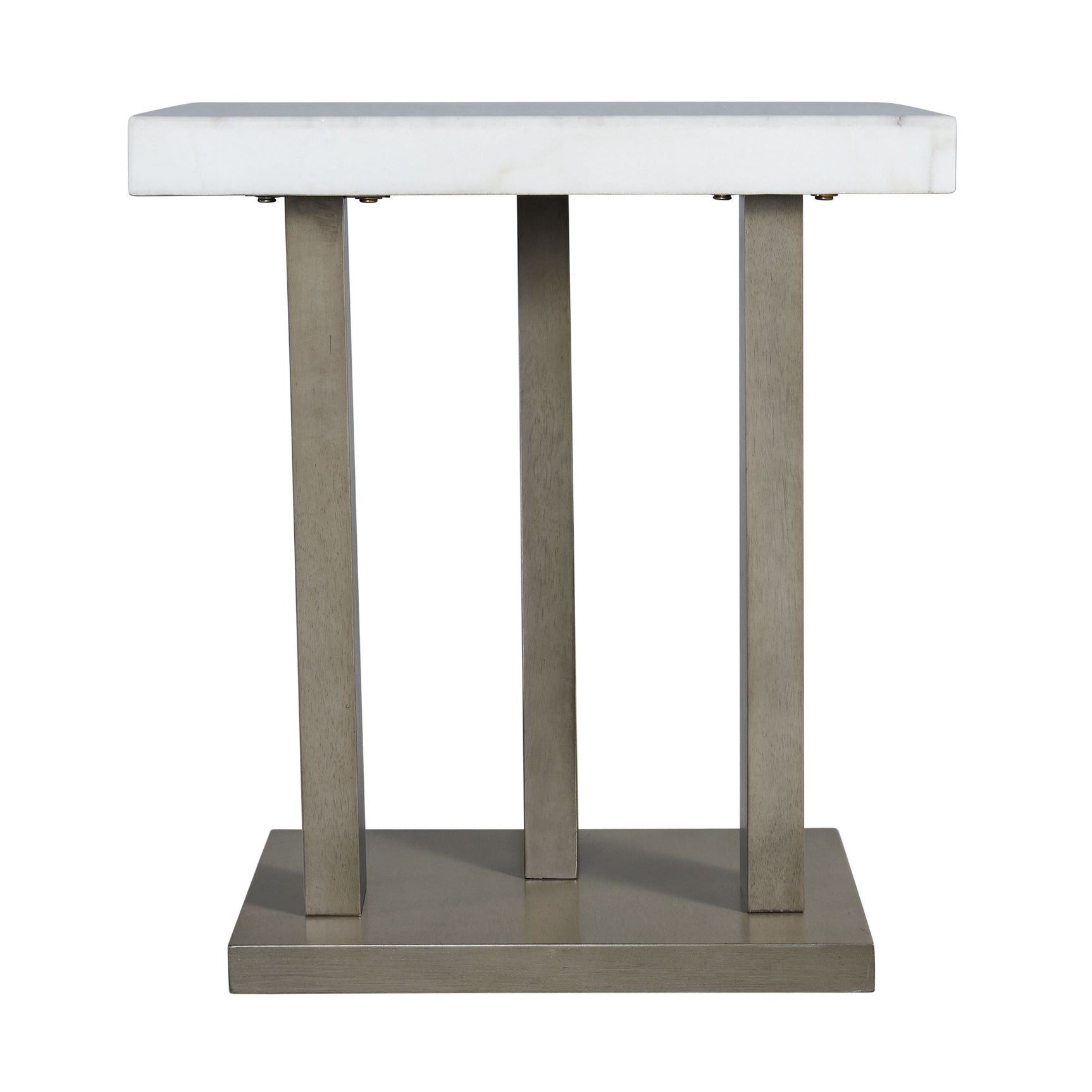 Greta Square End Table in grey - Tampa Furniture Outlet