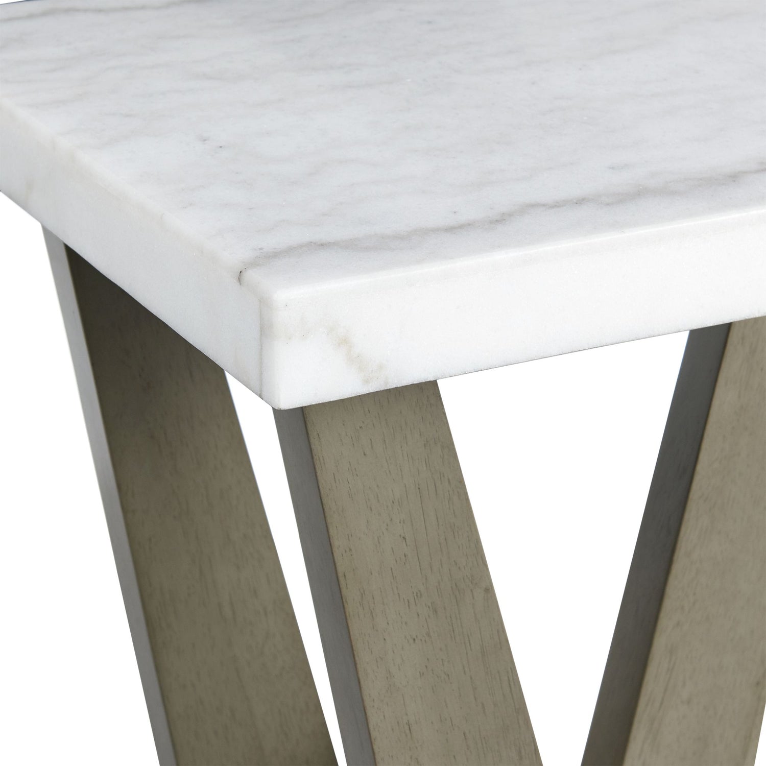 Greta Square End Table in grey - Tampa Furniture Outlet