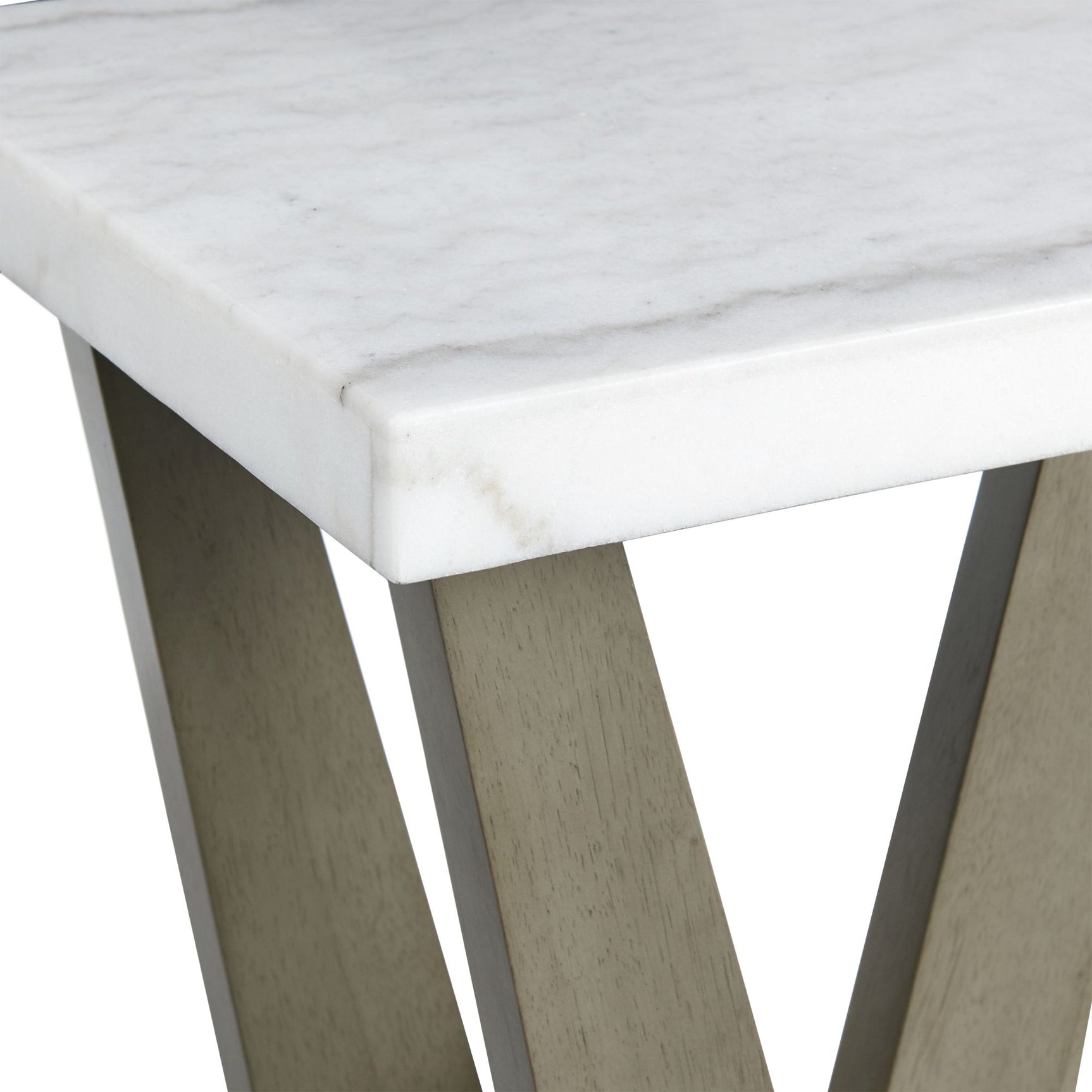 Greta Square End Table in grey - Tampa Furniture Outlet