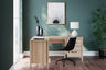 Tampa Furniture Outlet - Ashley Furniture - Battelle Office Desk - 60" Home Office Desk with Return / Tan - H3929H1