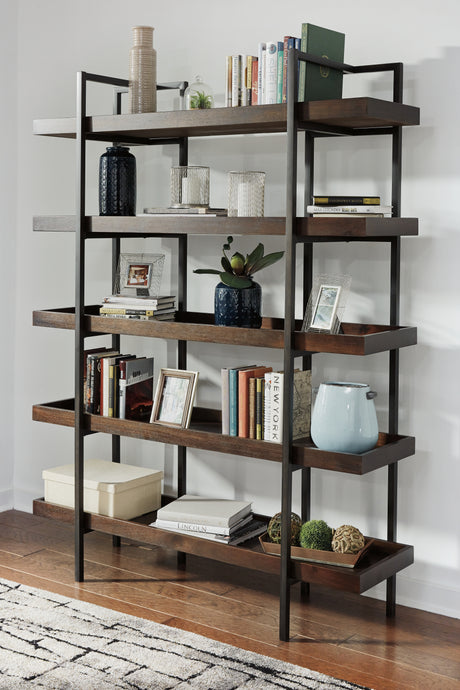 Tampa Furniture Outlet - Ashley Furniture - Starmore Bookcase - Bookcase / Brown - H633-70
