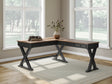 Tampa Furniture Outlet - Ashley Furniture - Wildenauer Office Desk - Home Office Desk / Brown/Black - H664H2