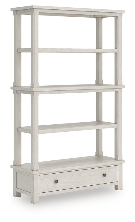 Tampa Furniture Outlet - Ashley Furniture - Robbinsdale Bookcase - Bookcase / Antique White - H742-70