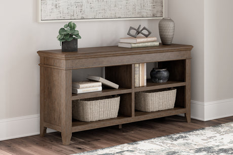 Tampa Furniture Outlet - Ashley Furniture - Janismore Credenza - Credenza / Weathered Gray - H776-46