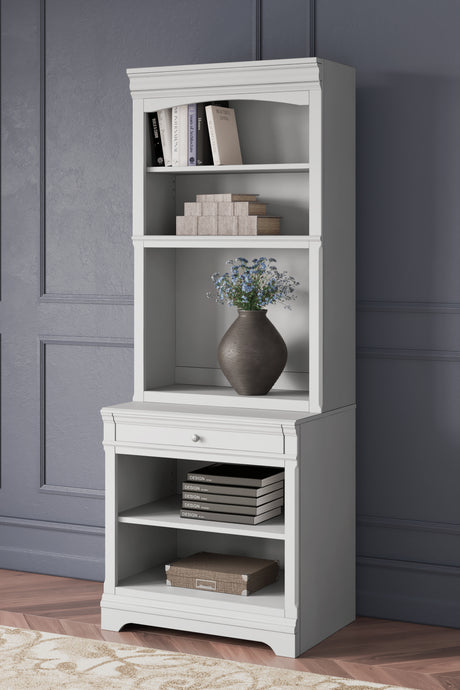 Tampa Furniture Outlet - Ashley Furniture - Kanwyn Bookcase - Bookcase / Whitewash - H777H8