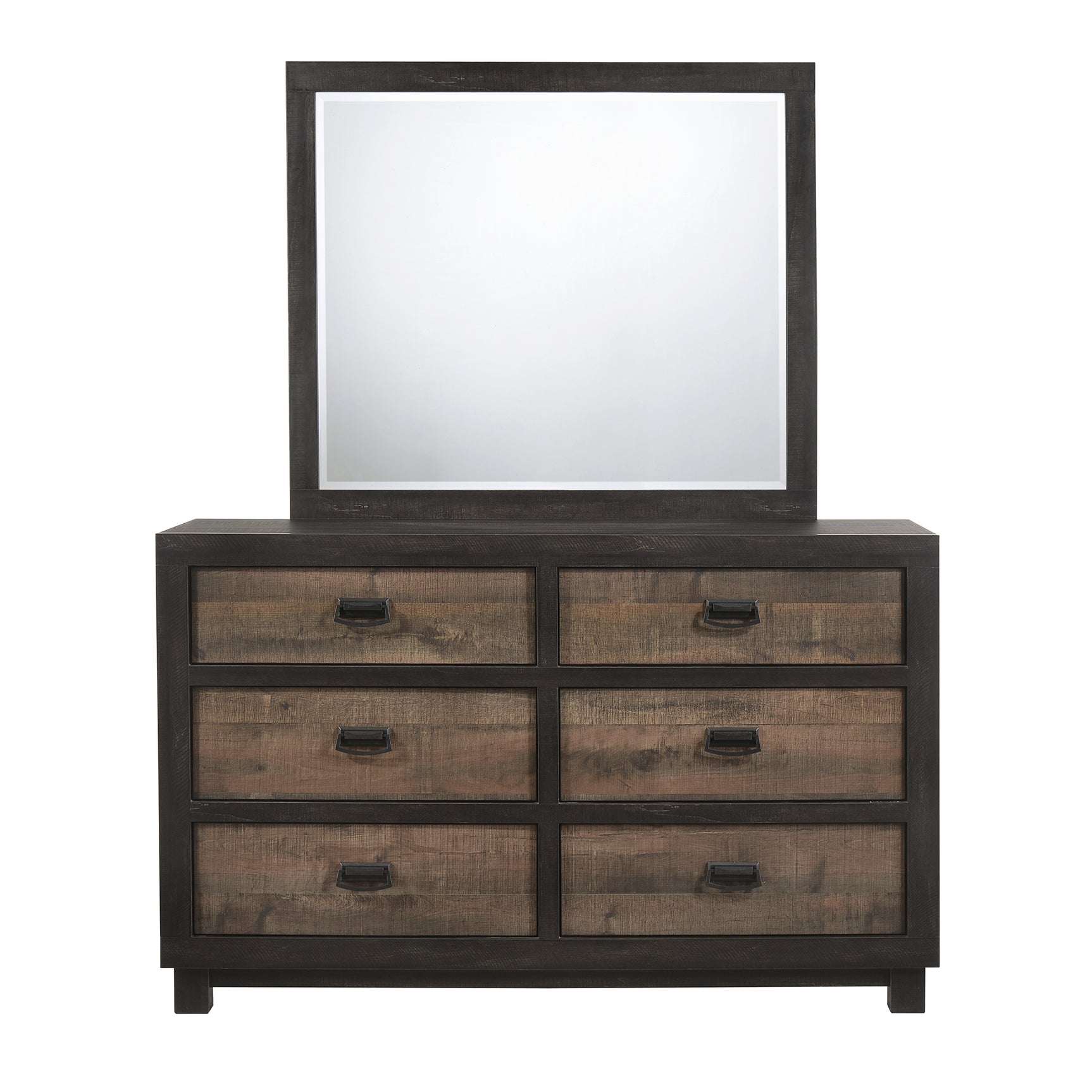 Harlington 6-Drawer Dresser w/ Mirror Set - Tampa Furniture Outlet