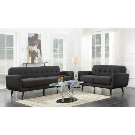 Hadley 4480 KD Love Seat Heirloom Charcoal w/No Pillows – SKU UHD090200NP | Elements