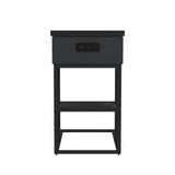 Halo Smart C-Table in Black - Tampa Furniture Outlet
