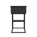 Halo Smart C-Table in Black - Tampa Furniture Outlet