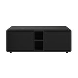 Halo Smart Coffee Table with Cooler and Speaker in Black - Tampa Furniture Outlet