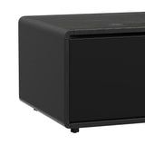 Halo Smart Coffee Table with Cooler and Speaker in Black - Tampa Furniture Outlet