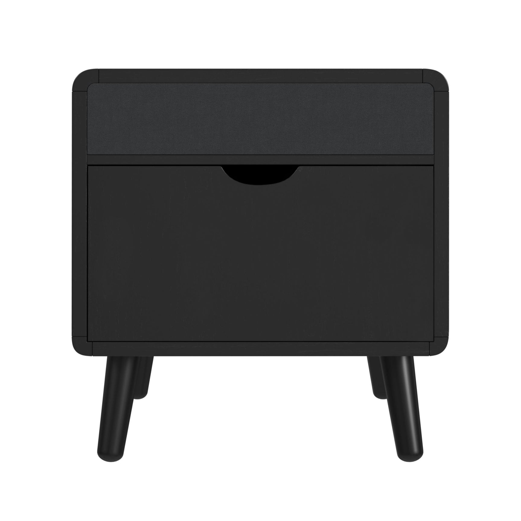 Halo Square Smart End table in Black - Tampa Furniture Outlet