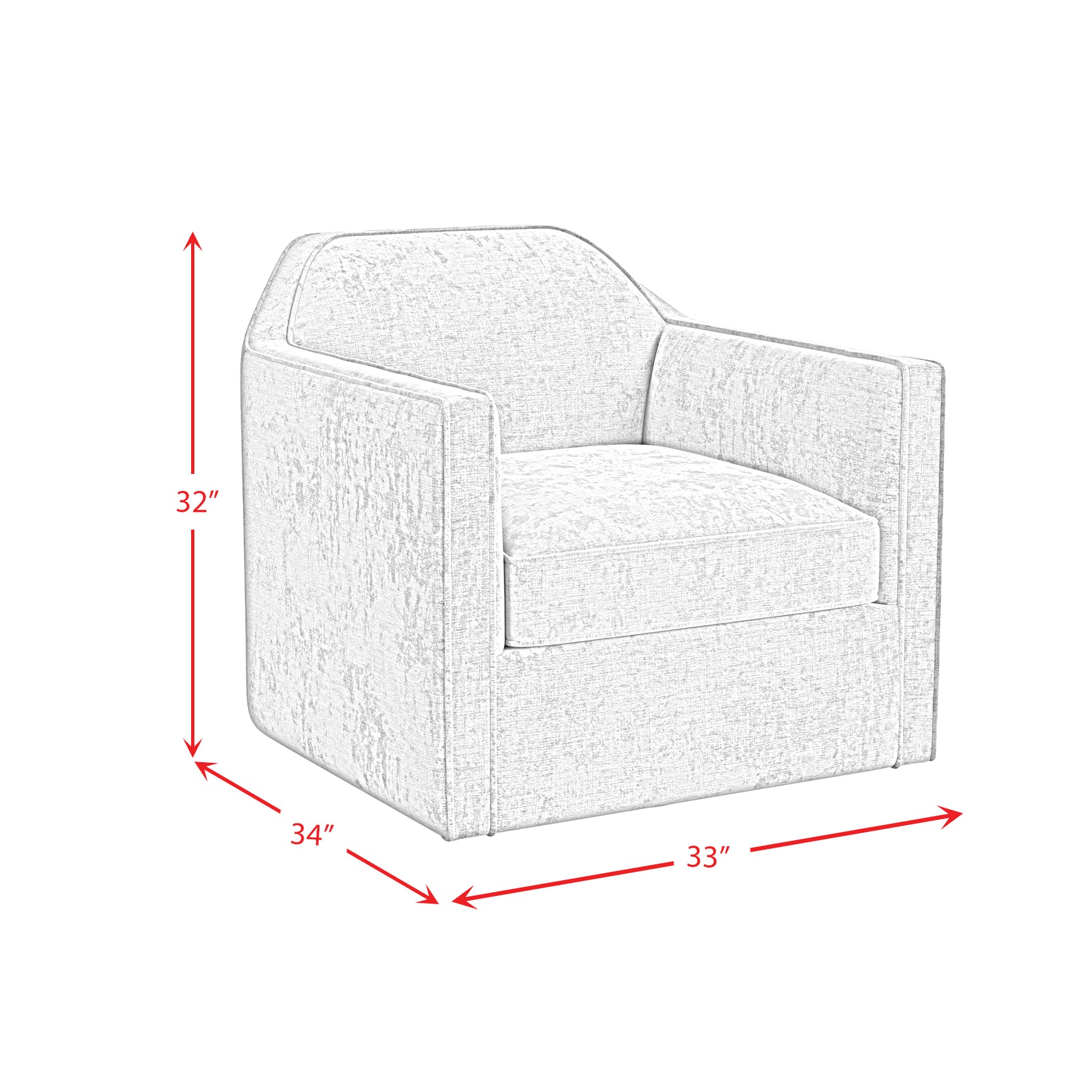 Hamlin Swivel Chair in Beamer Blue - Tampa Furniture Outlet