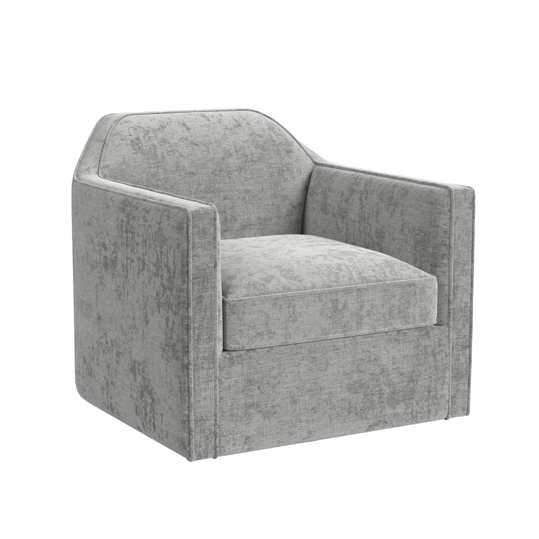 Hamlin Swivel Chair in Beamer Cement - Tampa Furniture Outlet