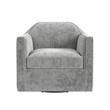 Hamlin Swivel Chair in Beamer Cement - Tampa Furniture Outlet