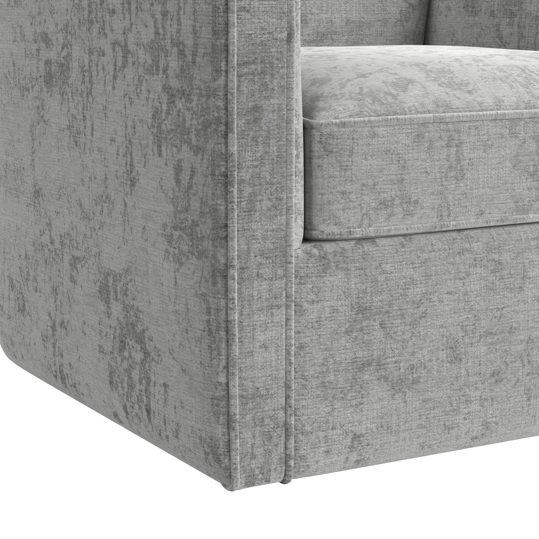 Hamlin Swivel Chair in Beamer Cement - Tampa Furniture Outlet