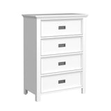 Hampton Kids 4-Drawer Chest in White - Tampa Furniture Outlet