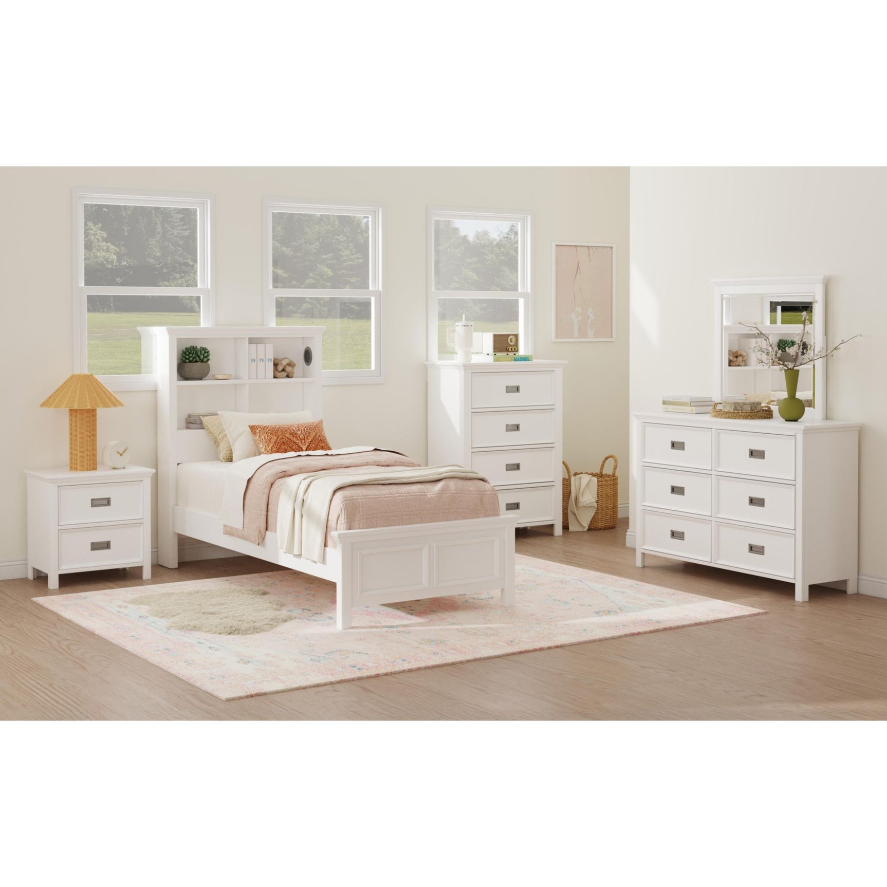 Hampton Kids 4-Drawer Chest in White – SKU Y-15760-7-CH | Elements