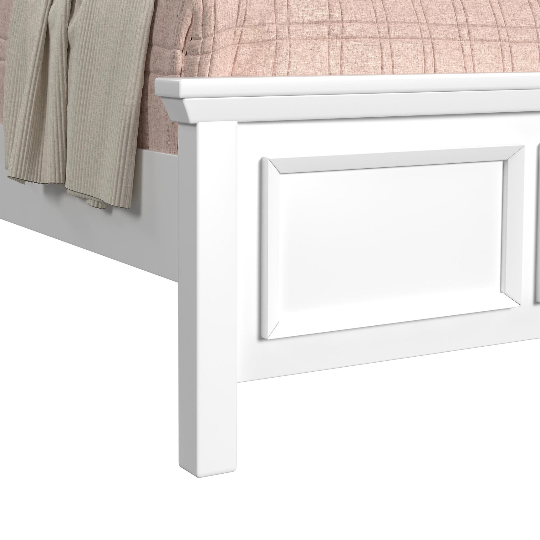 Hampton Kids Twin Bookcase Bed in White - Tampa Furniture Outlet
