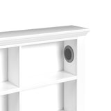 Hampton Kids Full Bookcase Bed in White - Tampa Furniture Outlet