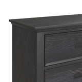 Hampton Kids 4-Drawer Chest in Charcoal