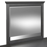 Hampton Kids Dresser and Mirror Set in Charcoal - Tampa Furniture Outlet