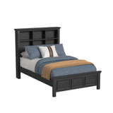 Hampton Kids Full Bookcase Bed in Charcoal - Tampa Furniture Outlet