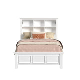 Hampton Kids Full Bookcase Bed in White - Tampa Furniture Outlet