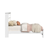 Hampton Kids Full Bookcase Bed in White - Tampa Furniture Outlet