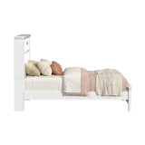 Hampton Kids Twin Bookcase Bed in White - Tampa Furniture Outlet
