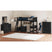 Hampton Kids Twin Loft with Ladder and Desk with Speaker in Charcoal – SKU Y-15760-8-L1 | Elements
