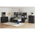 Hampton Kids Twin Over Full Loft with Ladder and Desk with Speaker in Charcoal – SKU Y-15760-8-L3 | Elements