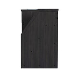 Hampton Kids Twin Over Twin Bunk with Staircase and Trundle in Charcoal - Tampa Furniture Outlet