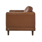 Hampton Chair in Fiero Tan (Top Grain/PVC) - Tampa Furniture Outlet