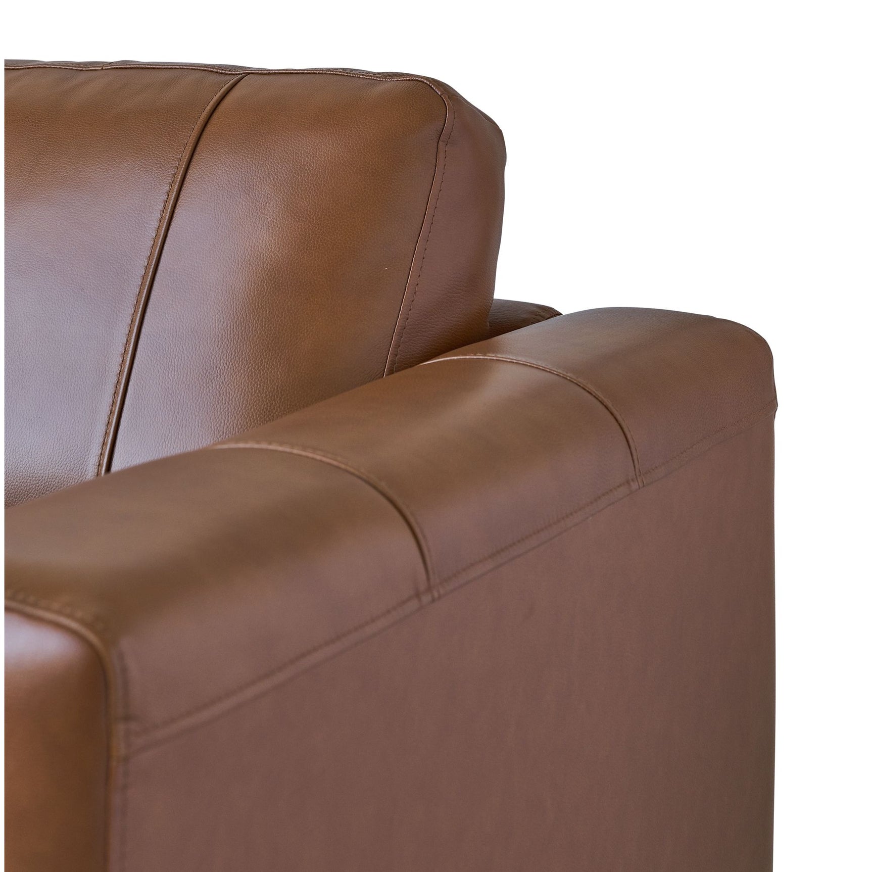 Hampton Chair in Fiero Tan (Top Grain/PVC) - Tampa Furniture Outlet