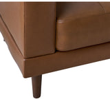Hampton Chair in Fiero Tan (Top Grain/PVC) - Tampa Furniture Outlet