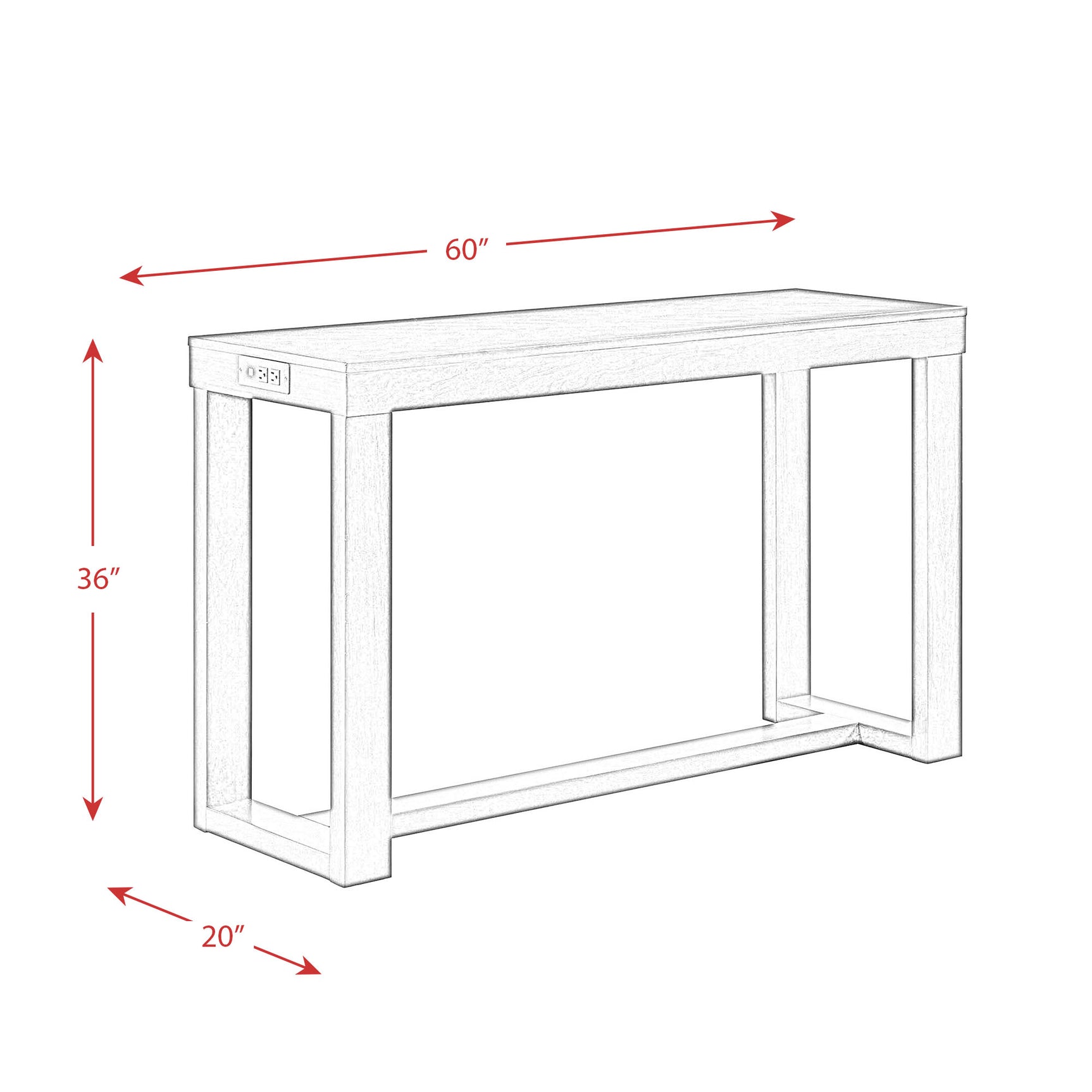 Hardy Occasional Bar Table Single Pack (Table + Three Stools)