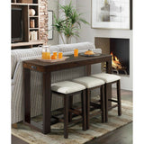 Hardy Occasional Bar Table Single Pack (Table + Three Stools) – SKU THY100BTSP | Elements