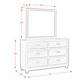 Harlington 6-Drawer Dresser w/ Mirror Set - Tampa Furniture Outlet