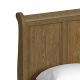 Heritage & Home King Sleigh Bed in Oak Brown