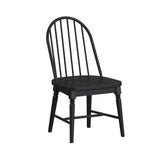 Heritage & Home Windsor Side Chair with Leveler in Black (2 Per Carton)