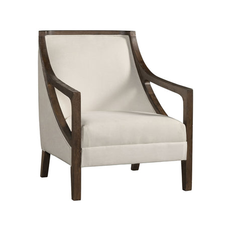 Hopkins Chair w/Brown Arm Columbia Natural(ISTA 3) - Tampa Furniture Outlet