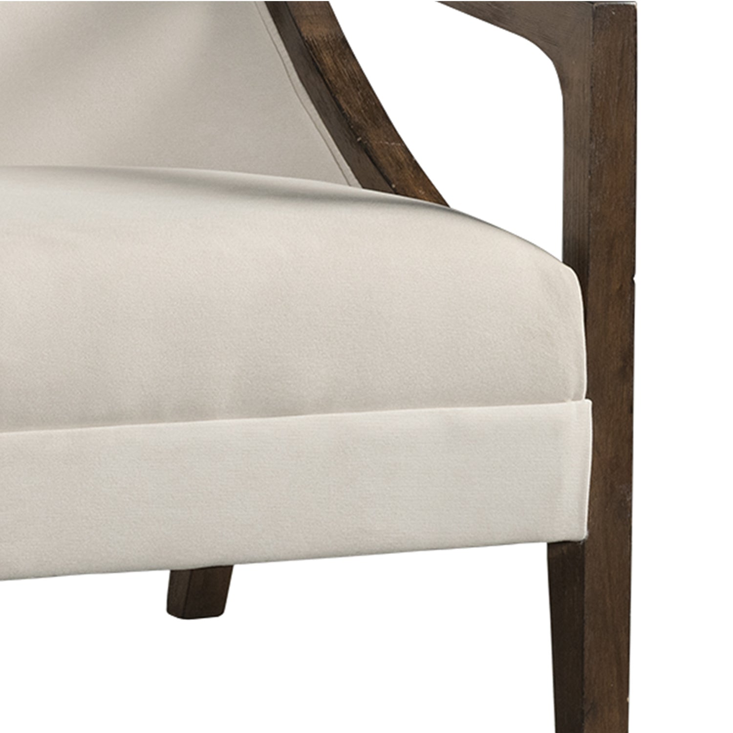 Hopkins Chair w/Brown Arm Columbia Natural(ISTA 3) - Tampa Furniture Outlet