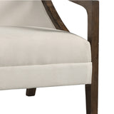 Hopkins Chair w/Brown Arm Columbia Natural(ISTA 3) - Tampa Furniture Outlet
